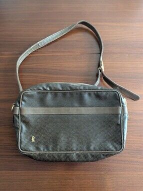 Roberta Di Camerino Vintage Brown Purse Bag Pouch Pre Owned